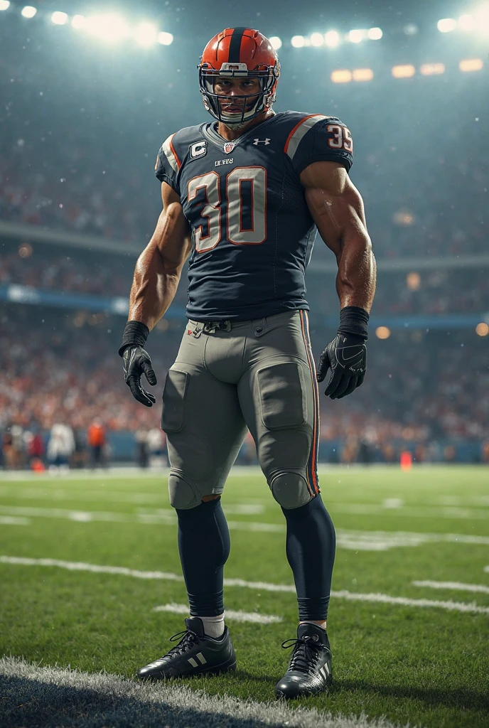 Homelander con el uniforme de giants nfl