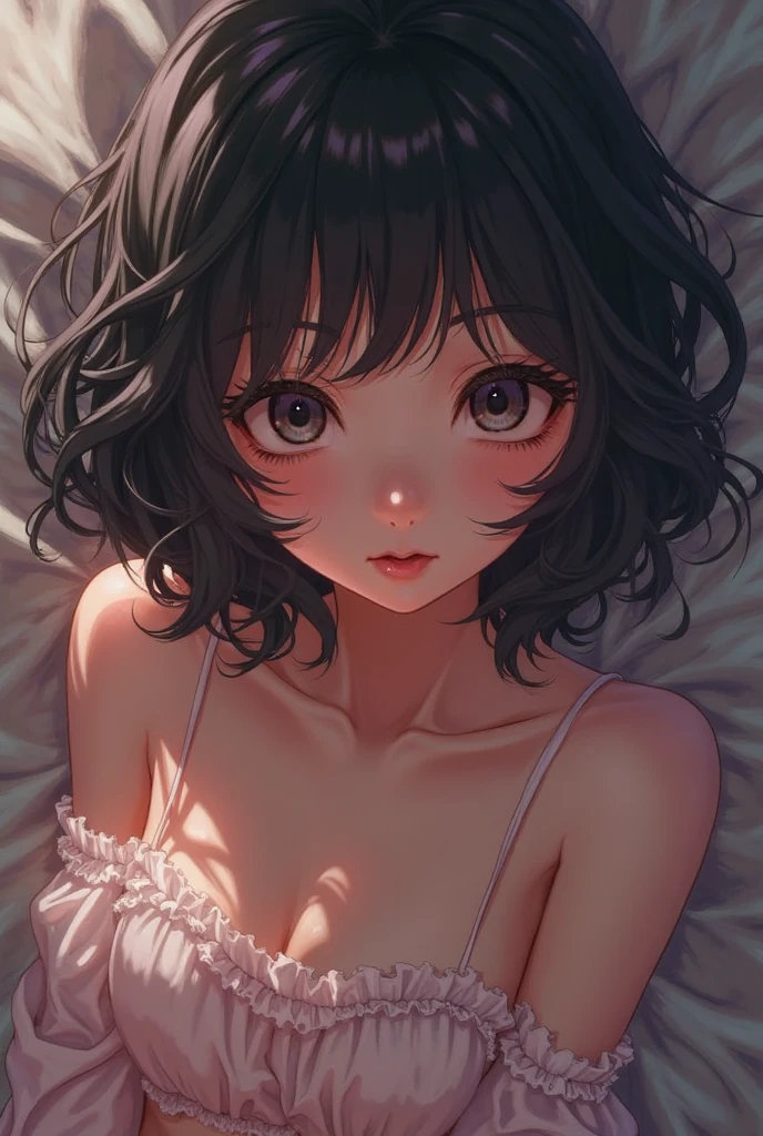 Black anime boy, curly hair, hairless, in this, slap , hentai, shota