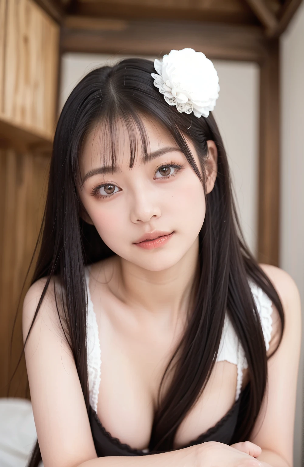 (masterpiece),(highest quality:1.1),(Very detailed), In detail, (Intense close-up:1.1), slim,(Very delicate and beautiful face), (Embarrassing:1.2), 16 years old、Japanese women、very cute, Party Dresseedium breast, The corners of the mouth are slightly raised, nsfw