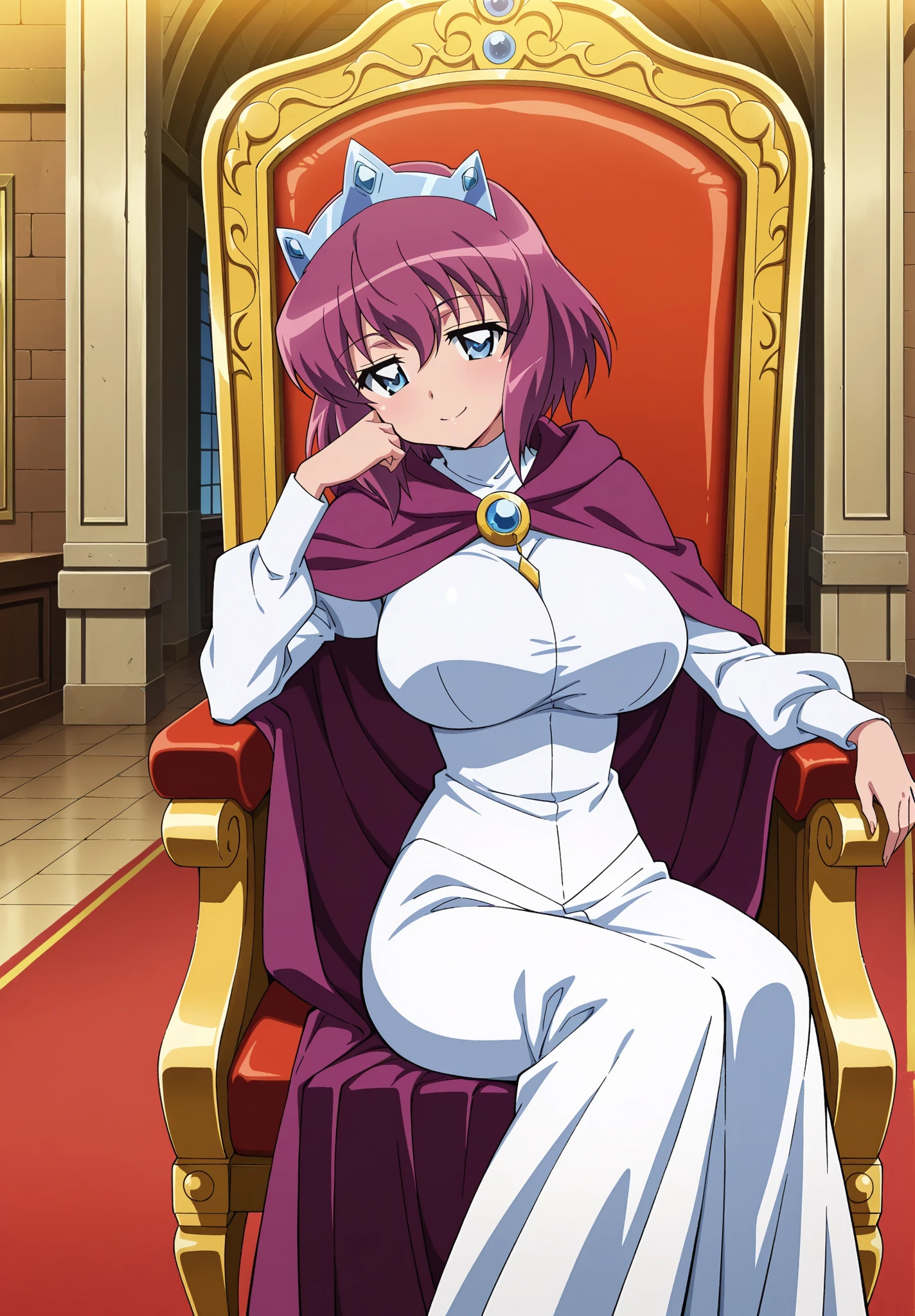 <lora:Henrietta_de_Tristain:0.4> Henrietta_de_Tristain, crown, big_breasts