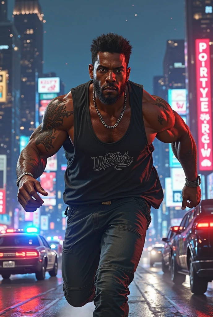 fitness man,um homem moreno de bone, homem bodybuilder, uma cidade sombria atrás do homem, cenário caótico,imagem ultra realista, imagem HD, Full HD, Full definição, realismo, qualidade ultra realista, fotografia,foto profissional, 8K, cinematic lighting, photographic, Eastman Kodak Color Negative film 5251 50T shot on panavision super ps . no arms,light through the mist morning fog, highly detailed, photorealistic portrait, bright studio setting, studio lighting, crisp quality and light reflections, unreal engine 5 quality render, realistic face,naturals body figure on instagram, full body shot, telephoto lens, 50mm --auto --s2