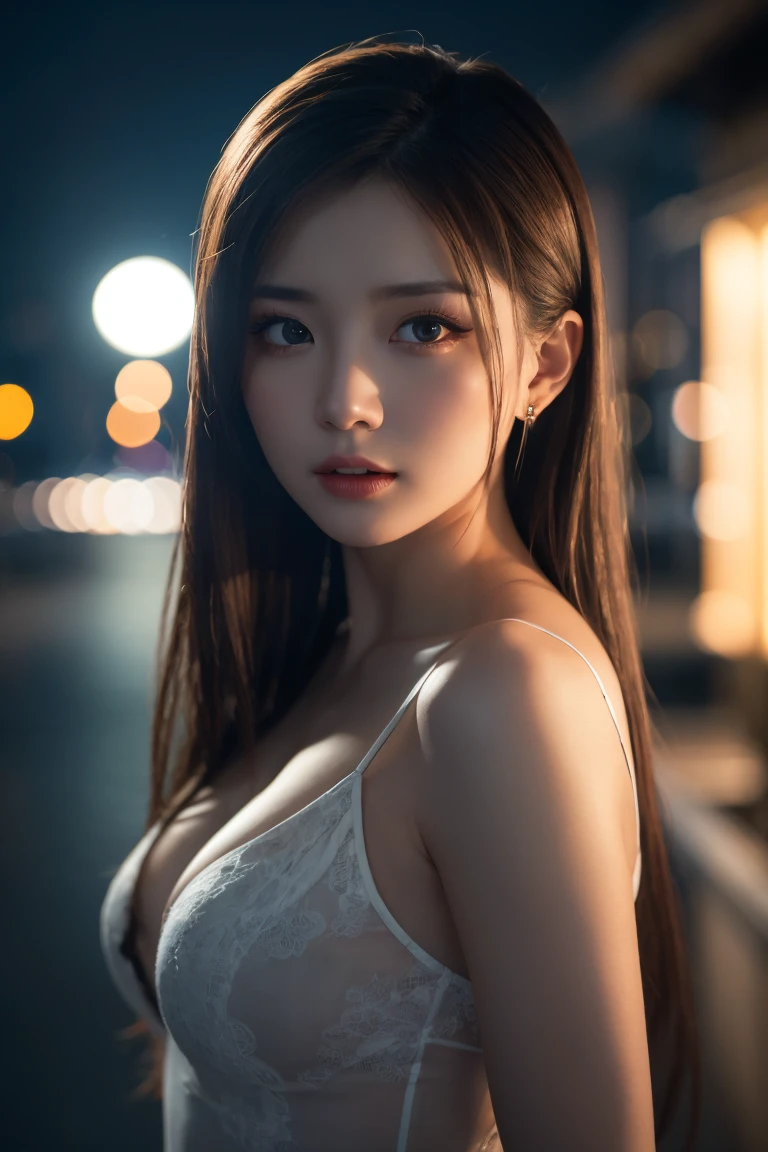 thin dress,See-Through,Light,penetrate,clear,18+,Nobra,big breastm,Central Tokyo,japan,อาหารjapan,
nighttime,firelight,Looks happy.,moon,bokeh,firework,carnival,rocket,
drop shadow, anaglyph, stereogram, tachi-e, pov, atmospheric perspective, 8k, super detail, ccurate, best quality