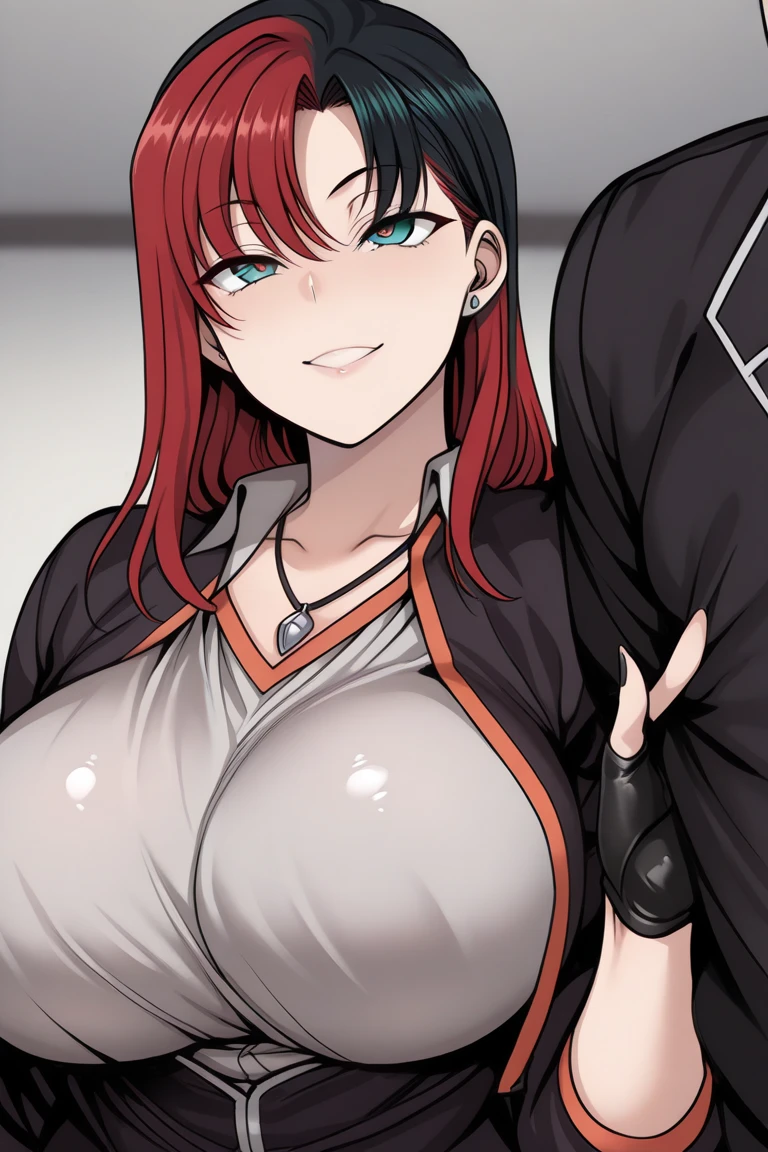 Highest quality, masterpiece , wallpaper, beautiful girl, Highly detailed eyes and face, Beautiful attention to detail, Blue Eyes , Beautiful dark red hair ,crisp finger, clear background, deep night, 20-year-old , Large Breasts、Nipples   , Short Carretera Hair , Mole on cheek , Ahegao , ??????? face , Fatty face , Sticking out tongue  , Drooling from the mouth , Nakano Miku  , whole body , Lots of sweat . sexy pose , Casual blue outfit , Take off your clothes