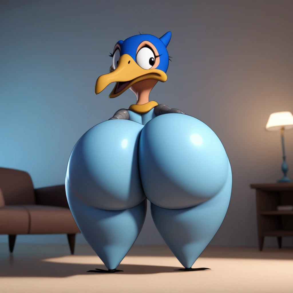 frontview of a male anthro (living inflatable) falco lombardi, looking at viewer, penis, balls, uncut, foreskin, spreading legs, sitting, paws, big paws, large paws, massive paws, hindpaws, humanoid feet, 2 toes, 2 big toes, 2 padded toes, plantigrate, feet, big feet, large feet, massive feet, smooth skin, latex skin, wrinkled skin, pawpads, padded soles, foot focus, big inflated paws, ((swollen feet)),