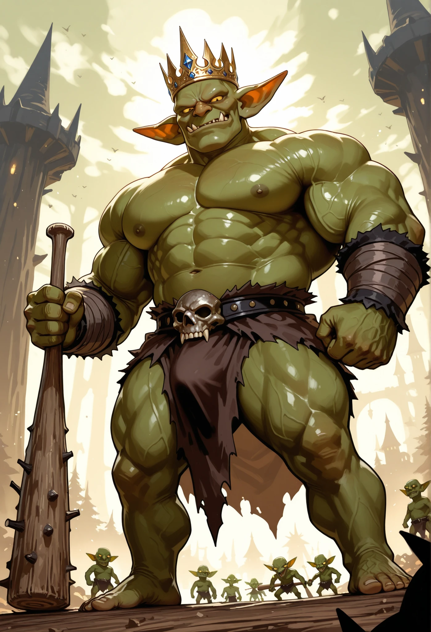 score_9, score_8_up, score_7_up, solo, male focus, muscle male, orc, green skin, tusks, nipples , micro armor , shoulder armor , strip club , (( damaged black tight )) , ((( arouse by tentacles ))) , full body , armor boots , laying spread legs , tear , ashamed face