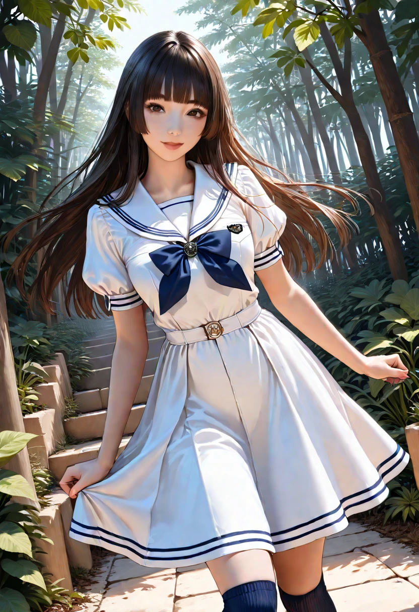 masterpiece, best quality, 8k render in octane, photorealistic highly detailed, volumetric lighting and shadows <lora:more_details:0.6>
erotic young girl, caucasian, light brown hair, sailor dress, standing with hands in her pockets
A place with lots of leaves on the ground and autumn colors, Shambhala: A hidden paradise where enlightened beings live in perfect harmony <lora:epi_noiseoffset2:0.7>