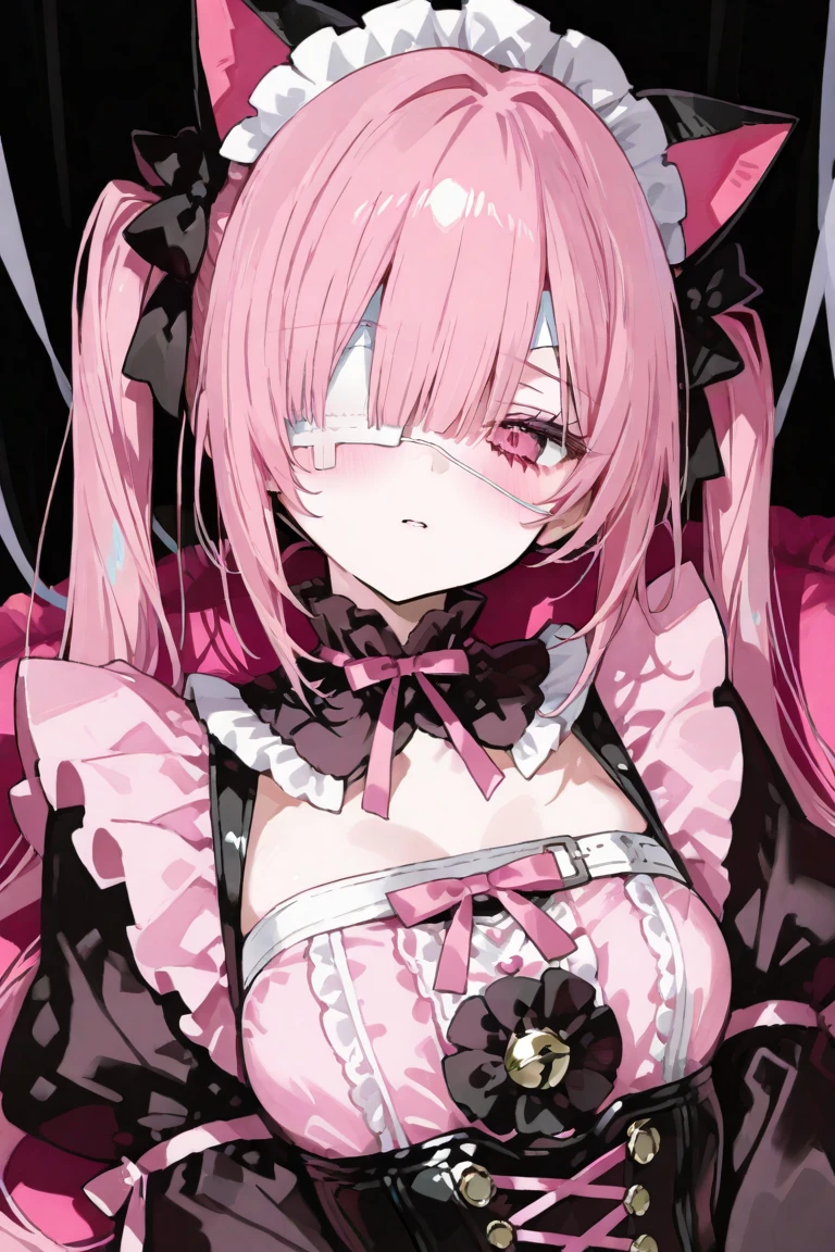 Cat Beast Girl,anime, 13 years old,semi-long, Height: 169cm,Bust 95cm,