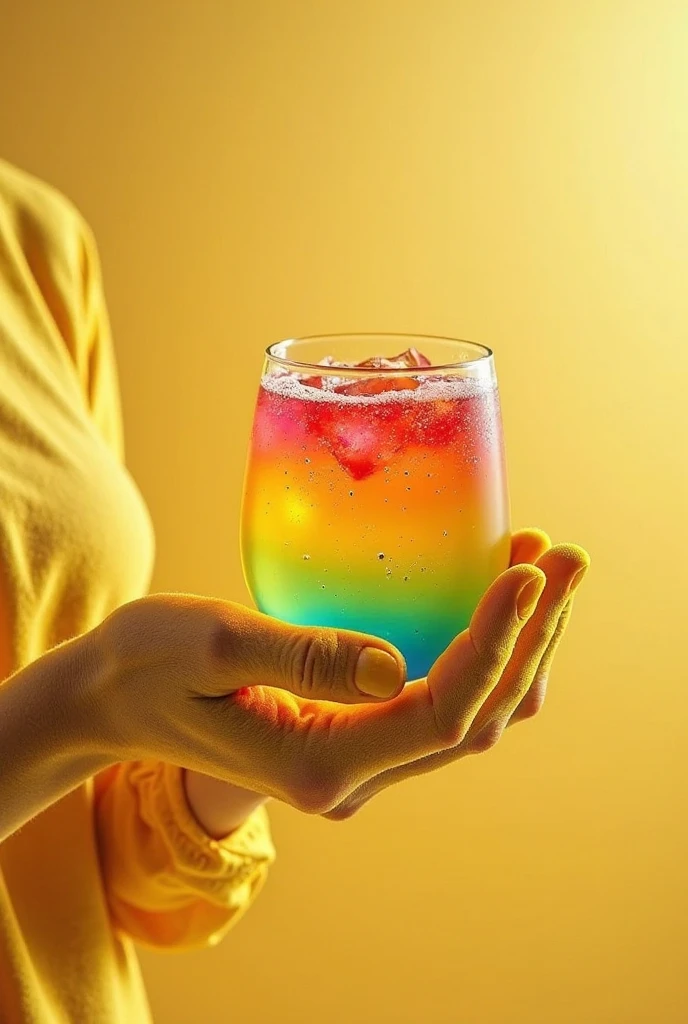 The image shows a young man holding a bottle of apple cider and a glass of apple cider with a smile on his face, smooth 3d model, glossy plastic texture, multiple light sources, rim light, sharp post effects render, most beautiful vfx, , realistic, 4k, high resolution, rim light, smooth 3d model. ,  glossy texture, smooth 3d model, multiple light sources, rim light, sharp post effects render, (glossy plastic texture with multiple big light probe refractions), perfect cgi,   reflective, best quality, 4k, masterpiece:1.2, ultra-detailed, realistic, vivid colors, The image of the highest quality, ensuring every detail showcased perfectly. It in 4k resolution, allowing viewers to immerse themselves in the richness of the colors and intricate details. The realistic rendering. under the spotlight, reflecting, high-resolution image, realistic rendering