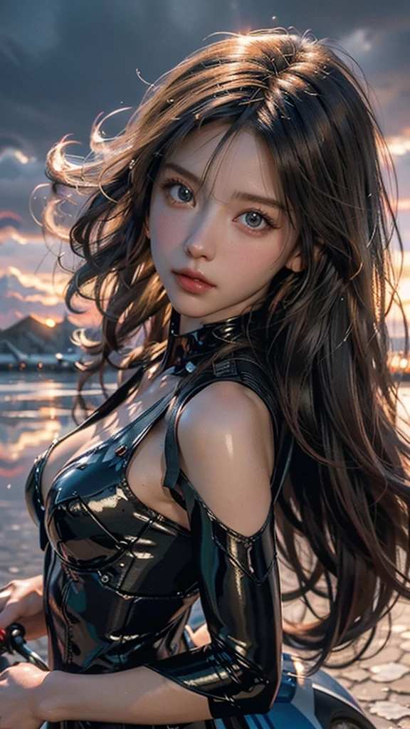 a detailed realistic portrait of elizatkn as a beautiful mermaid, ultra-realistic shading, extremely fine details, night setting, very anime style, highly detailed realistic shaded lighting, poster artwork by Ilya Kuvshinov, Katsuhiro Otomo, Magali Villeneuve, Artgerm, Jeremy Lipkin, Michael Garmash, Rob Rey, Kentar Miura, trending on artstation, 8k, hyper detailed, cinematic lighting, vibrant colors, dramatic shadows, masterpiece