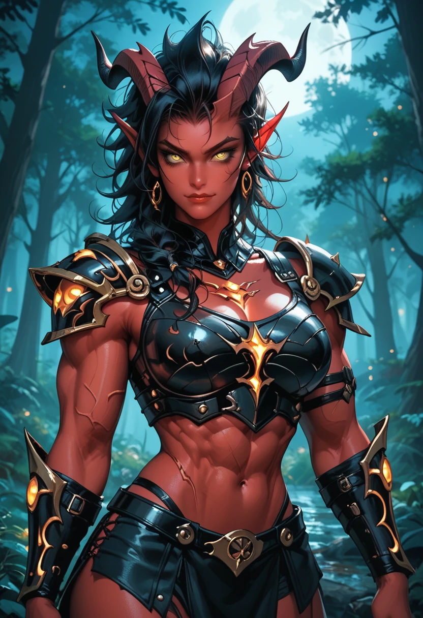 (masterpiece, best quality:1.3)
BGKarlach, 1girl, solo, realistic, long hair, horns,pointy ears, muscular, bodybuilder, buff, (huge breasts:1.3), cityscape, at night, on top of a skyscraper, short dress, tight, character portrait, by Stanley Artgerm Lau