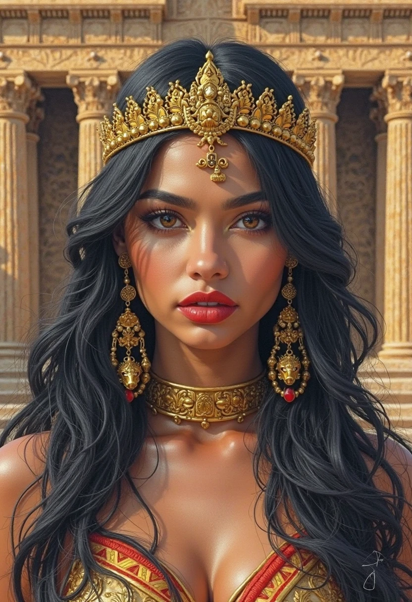 Woman based on Nefera de Nile