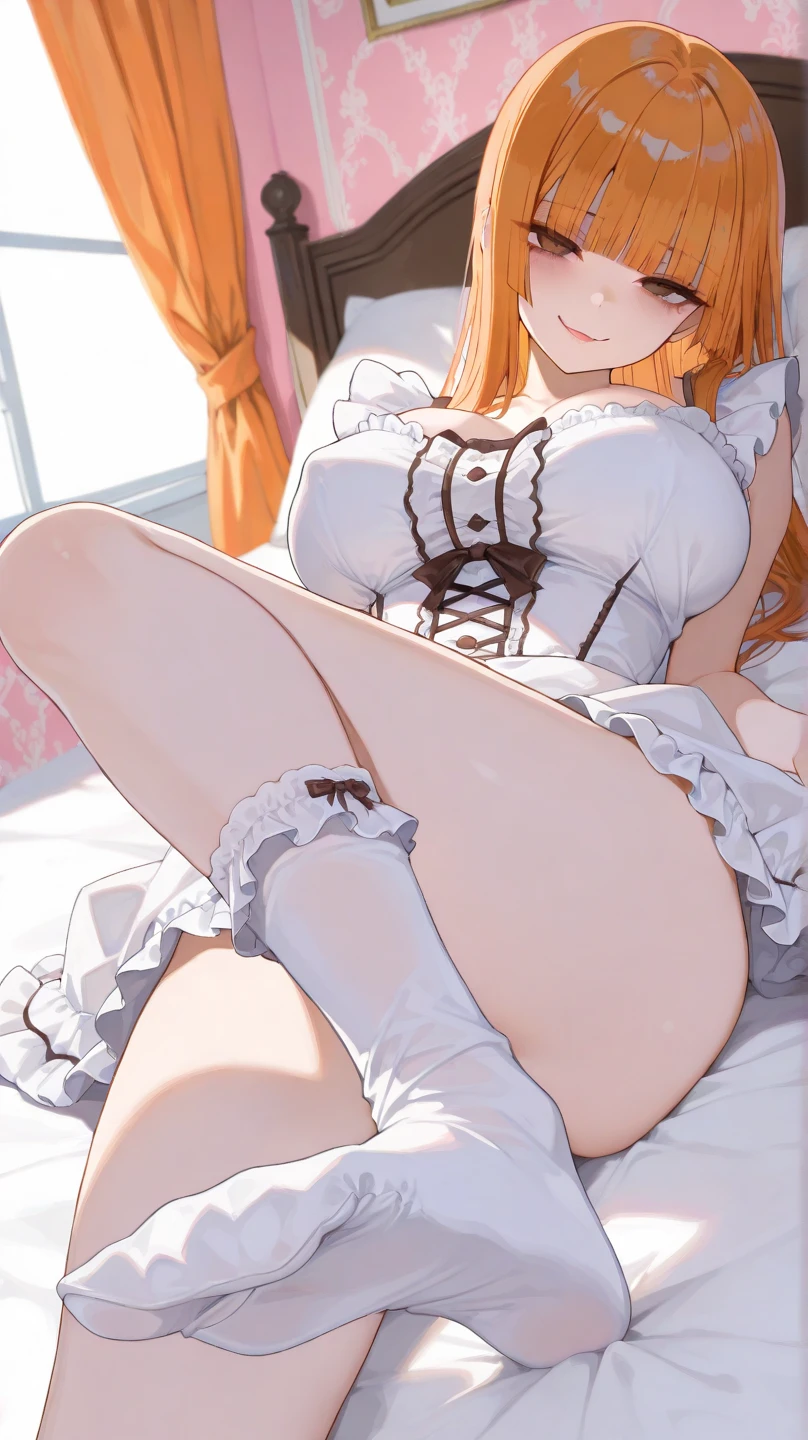 anime, beautiful face, highly detailed face, 2 accurate legs detailed eyes, highly detailed background, perfect lighting, accurate arms, accurate hands, accurate fingers, full body, 1girl, solo, ruby hoshino, oshi no ko, indoors, heels, thighhighs, garter stockings, indoors, absurdres, high res, ultrasharp, 8K, masterpiece, looking at viewer, (full body:1.4), smiling with compassion, open mouth smile, bunny ears hair accessories, sexy bunny outfit, revealing bunny outfit, cowgirl position, riding on the floor, sitting on the floor