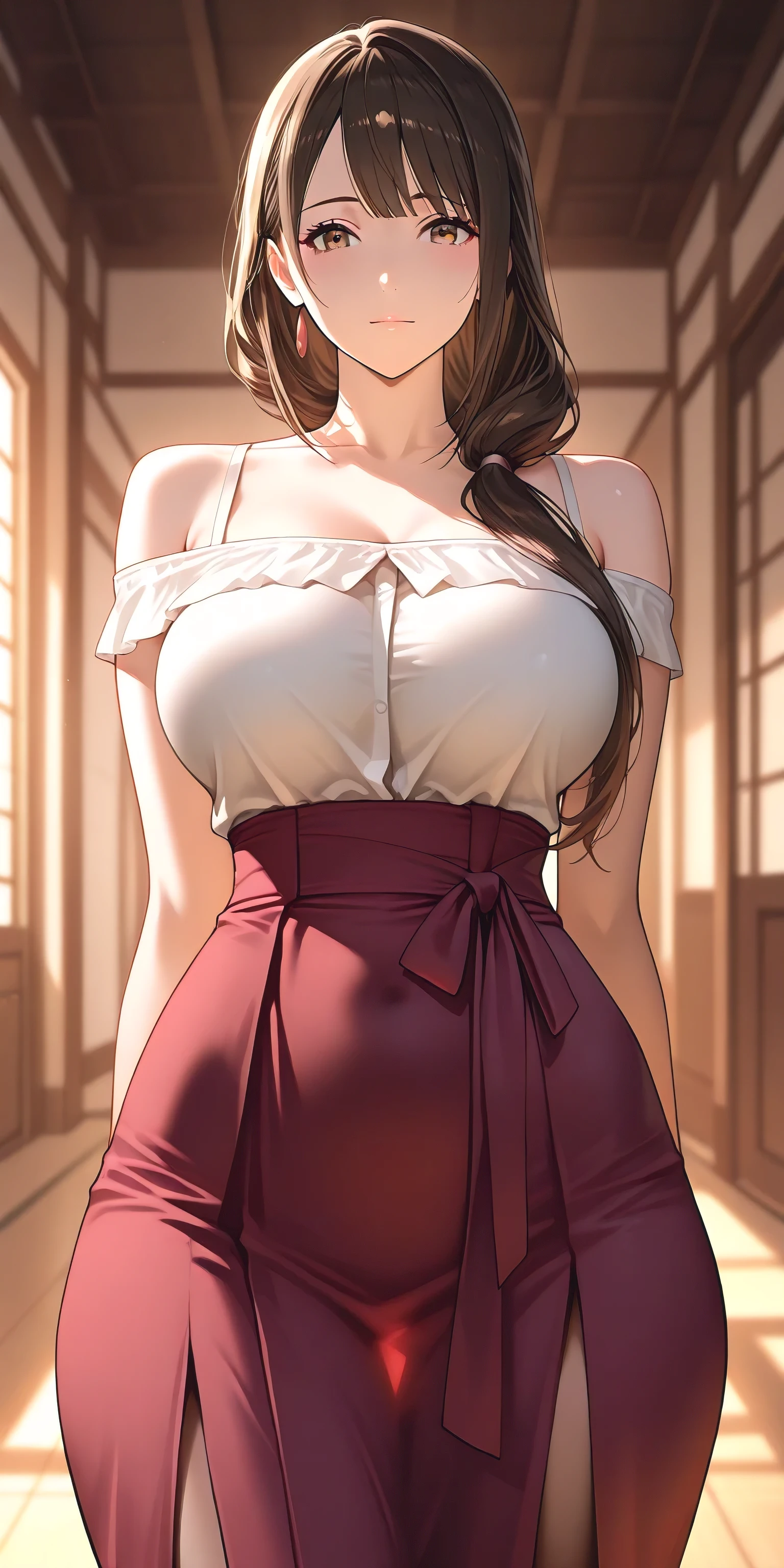(masterpiece, Highest quality), Mature Woman,23 years old, Brown Hair, (Upper Body:1.3),(From below:1.5), (Sealed:1.4),Ass Focus,Open your mouth, Embarrassing ,blush,(Spread your legs:1.3),(Please stretch your legs and rest.),(Camel Toe:1.3), (Brown eyes:1.7), eyeliner, Hair Bun, lipstick, Compensate, Pink Lips, Large Breasts, boots, bracelet, (light pink pantyhose), {silver armored dress:1.5}, Cross-lace shoes, jewelry, pantyhose, Pelvic Curtain, Puff sleeves, sash, Short sleeve, Side slits, spiked bracelet, spike, Embroidered white footwear, Highest quality,Best image quality,Perfect Anatomy,masterpiece,Very detailedな,beautiful,super high quality, Highest quality,High resolution, Very detailed,Game CG,Dutch Angle ,細部へのbeautiful配慮,visual