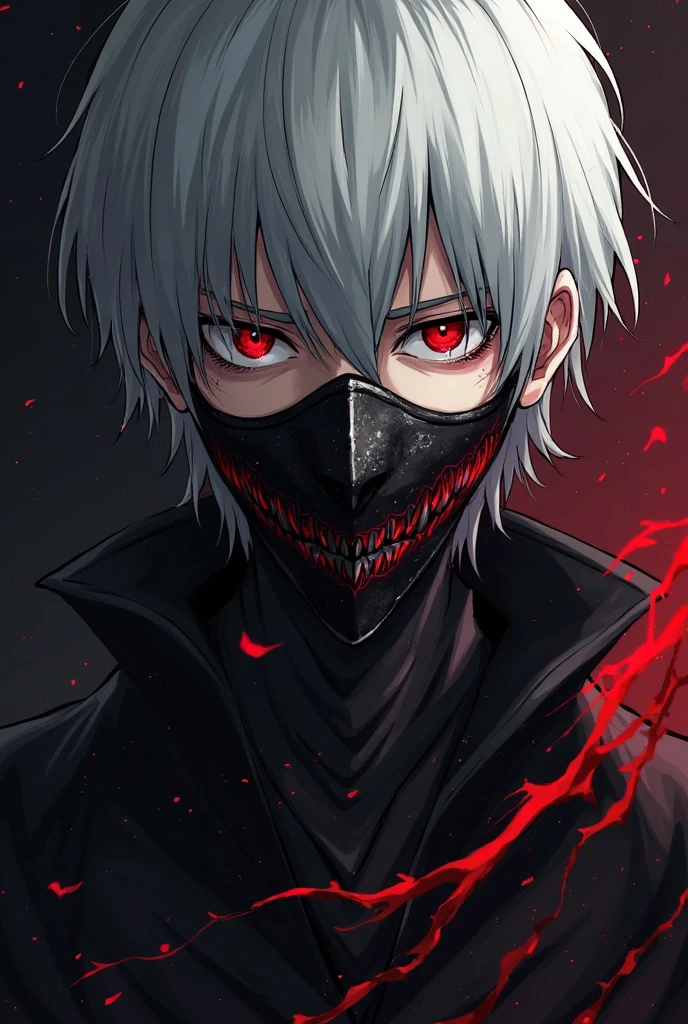 anime character, ken kaneki, kaneki ken, trigger anime art style, Tokyo Ghoul, 2d anime style, nightcore, epic anime style, profile photo 1024px, gapmoe yandere grimdark, high quality anime art style, anime style hyper detailed, digital anime art!!, [ digitl art ]!!