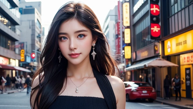 Black Hair, Hair shaking, victory, Long eyelashes, Solid round eye, A faint smile, ears red, direction, precise, Surrealism, shadow, Relief, Stereogram, Standing picture, Ass PoV, Atmospheric perspective, 8K, Super Detail, best quality, best quality, High Detail, Anatomically correct, Ultra HD, Retina, high quality, high resolution, Textured Skin, masterpiece, aprecise, Super Detail, The award-winning,Paris , Storm scene, Edwardian Women in White, watercolor