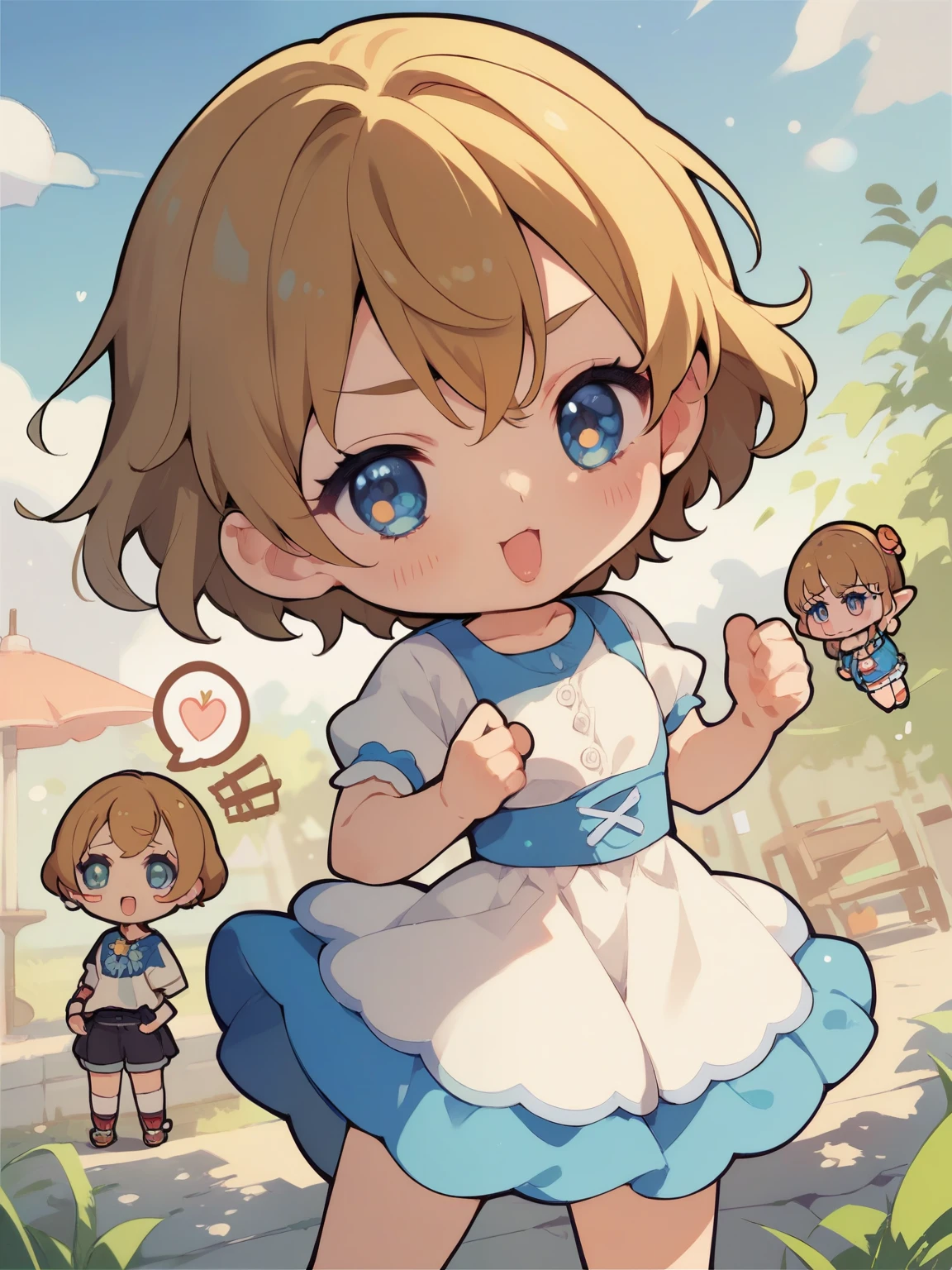 score_9, score_8_up, score_7_up, score_6_up, score_5_up, score_4_up, anime，nsfw， uncensored，(   chibi:1.5)，anime girl，Correct Anatomy， young ，short，small，skinny，girl，1980's anime style，Curved waist，Pretty Cure style，