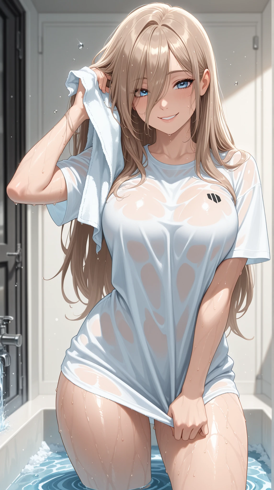 Official art、(Highly detailed CG Unity 8K:1.5)、Perfect litthing、colourfull、Bright Front face Illuminating,(Model,glamor:1.5),(Realistic, hyper realisitic:1.5),(Lying in a bed:1.4),(slender:1.5),
(Master Pieces:1.5), (best_quality:1.5), Super Hi-Vision, super detailing,upper view, Sweat,(Seductive smile:1.4),(Spread_Legs:1.4),(profile:1.2),(See-through:1.5),(Underwear standing:1.4),(Wet clothes:1.5),
Photo Shot,hight resolution,(absurderes:1.2)、Kodak Portra 400、film grains,(lensflare:1.2)、(vivd colour:1.5),(Dress up your outfit perfectly:1.5),(Quality hair、Realistic hair:1.3),
(cowboys_shot:1.4),during daytime、Sunsight,(Asuna),(Asuna Yuki:1.5),Kamimei,
partedbangs,perspiring、(Solo:1.5),(livingroom:1.5),(neat figure:1.5)
(a 1 girl:1.5)、18year old、High school students、Beautiful Finger,beautiful long leg,Beautiful body,Beautiful nose,Beautiful character design,Perfect eyes,face perfect,Beautiful hair,Animated, (Exquisite cloth,beautifully detailed eyes:1.4),(Tank Tops, Dark blue velvet shorts:1.5),(dark orange hair:1.5),(Orange Eyes:1.4),
(Beautiful face:1.5),delicate patterns,intricate detailes,Smooth Anime CG Art,Beautiful anime girl,The best girls in anime,beautiful anime woman,delicate patterns,intricate detailes,red blush,Glossy,A seductive anime girl、beautiful alluring anime 、photorealistic anime girl render、beautiful alluring anime woman,Soft lighting、Beautiful anime girl、charming anime girls、Perfect body with realistic shading、(White bra,Lace-trimmed bra,Highly detailed bra,Big bra:1.0),