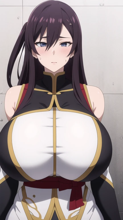 NSFW、Tabletop, 最high quality, high quality , ((Having sex with multiple men))、bursting breasts、(Chest rub 1.3)、((Grab her breastassage the breasts))、(Animated Screen Capture)、((Black garter stockings))、(Do not wear shoes) Big Tits、Black Hair, Twin tails, black bikini, Black knee socks、coat, open coat, bangs, Yellow Eyes, Hair between the eyes, Breathless face、Sweaty、Creampie、Expression of the state of excitement