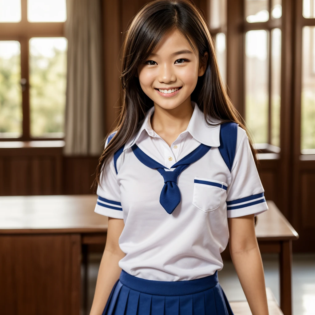 hight resolution、high-level image quality、in 8K、Real live-action、Raw photography、top-quality、​masterpiece、超A high resolution、Raw photo、ren、Beautiful fece、masutepiece、((Obscene content))、For adults、charm of 、absurderes、((((Japan elementary school students))))、Japan Girl、((8years old))、((with round face))、((Tanuki face))、((Cute little face))、(((((Shy laughter)))))、de pele branca、((chubby figure))、Juvenile physique、Smaller chest、kne、 thighs thighs thighs thighs、（(独奏)）、fullllbody、Very nice、校服、 Lifting Pleated Mini Skirt、((Pubic area))、(Mansuji)、White panty、Are sleeping、（Photorealsitic：1.37）、Photon mapping、Realistic、Radio City、Physically Based Rendering、depth of field rally background、a picture、(((a junior idol in Japan)))、Sparkling eyes、shiny lip、too bright natural light、The Bright Sun、Too bright sunlight、(((((8years old)))))、(((Pubic area)))、(Mansuji)、((((Japan elementary school students)))) 、Legs wide open, Open legs,Open your legs