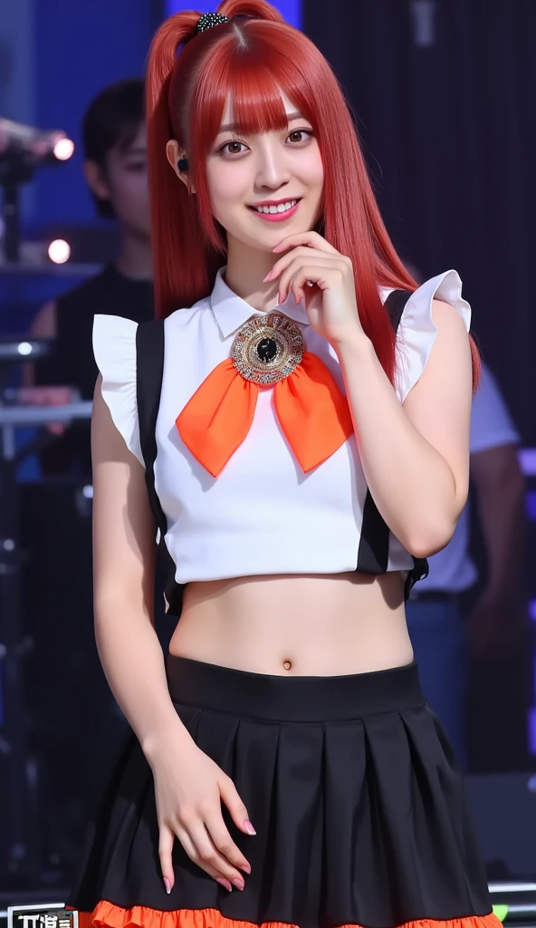 ((Best Quality, 4K, Masterpiece: 1.3)), a beautiful girl with perfect figure: 1.4, (Abs, developed hand muscles: 1.15), pink hair, school girl uniform and lifted plaid school girl skirt, white thigh high socks and mini thong showing, accentuated super huge enormously gigantic big breast, wet body, sweaty, arm up, classroom, highly detailed facial and skin texture, detailed eyes, double eyelids
