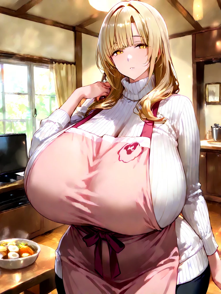 A MILF、ultra gigantic tits、Hyper-obese body、a bed、Very dirty room、Thin White Tight Fit Tank Top、Very distressed、I'm about to throw up、Dai Eater、Large alcohol consumption、a large amount of dishes、Drink a lot of alcohol、Intoxication、full of sweat、all-fours、sticking out the tongue