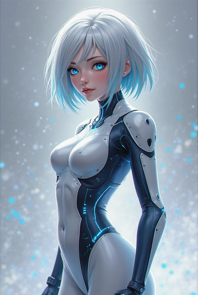 (best quality, masterpiece:1.2), illustration by hajime sorayama, perfect body, hyperfeminine curves