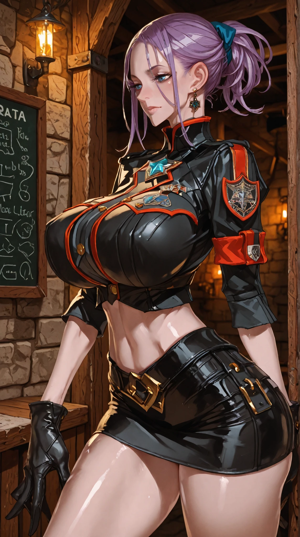 nsfw,Perfect Body、Sensual Body、Perfect Face、Perfect limbs、Hand２Book、feet２Book、Fingers and toes５Book、A picture from head to waist、Scandinavian women photos, Beautiful woman updo,Rich redhead,  (whole body:1.3), Glamour figure, (Big Breasts:1.8、Curved waist：0.9、), (Scaly Armor、Metal Belt、A dagger is tucked into his belt、big shoulder armor、Large waist armor、Arm armor、foot armor、Holding a sword in each hand that is bigger than his height、The tip of the sword is stuck into the ground、Standing on the ground。（Highest quality) (detailed) (8K) (High resolution) (wallpaper) (Cinema Lighting) (Sharp focus) (Complex) 