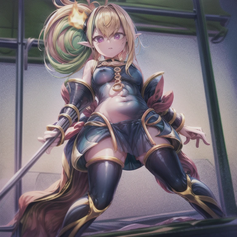 melodiebs, 1girl, solo, Melodie, idol, musical notes, pink hair, big bow, elbow gloves, black crop top, yellow skirt, thighhighs, fur stole, choker, pink boots (with X), cute and blushing 18 years old anime girl, look away because she is embarrassed and blushes, bright blue eyes, detailed face, detailed members, detailed arms, detailed hands, Girl lying, tied by ropes, shackled, can no longer move, tied tightly, very hard tied up with lots of ropes, hampered by so many ropes that she can no longer move, bound hands and feet, ropes tie his whole body, tied extremely tightly and forcefully to her bed by a lot of ropes, its limbs are strongly tied together by ropes, his torso is tied up with thick cords, her chest is so tied up with ropes that it sticks out, her legs are tied tightly with thick ropes, his hands are tied behind his back with ropes, she can no longer move her feet, her hands which are tied by thick ropes, she desperately tries to free herself, likes to be tied tight with big ropes, likes to be immobilized by big ropes, lying down, his hands and feet are strongly tied to the railing of his bed, his legs are pressed together and tied with ropes, its limbs are held vigorously by imposing ropes, her hands are tied securely behind her back by ropes, her chest is compressed by strong ropes, she is pressed against her bed and restrained by large ropes, (shibari, arms behind the back:1.4), (hands on the back), (masterpiece, best quality) 1.5, 1girl, solo, (sexy, beautiful woman, perfect face, perfect eyes, perfect hands), samus aran, (hands on the back), Spread the legs, s&#39; ((lie in bed by big ropes)), ((close up of the girl)), ((((lie in bed)))), ((((arms tied behind the back, Legs Tied,La fille est allongée sur le ventre, La fille est allongée sur le sol:1.5)))), ((((girl seen from behind:1.4)))), ((((girl lying down on her stomach:1.4)))), ((((Outstretched arms:1.5)))), ((((Detailed hands:1.5))))