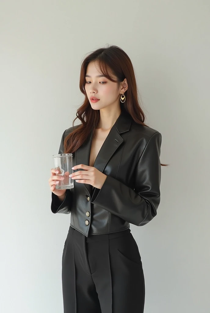 


最high quality, 8k, Vibrant, Sharp focus, high quality, High resolution, Middle-aged women, Mature Woman, 55 years old, (Whole Body Ezbian), (High heels face detail, Highly detailed eyes, Plump figure、Plump face、((big 1.6))、(((Large Breasts)))、((Black leather clothing))、Busy Street、Random Hairstyles、A kind smile、