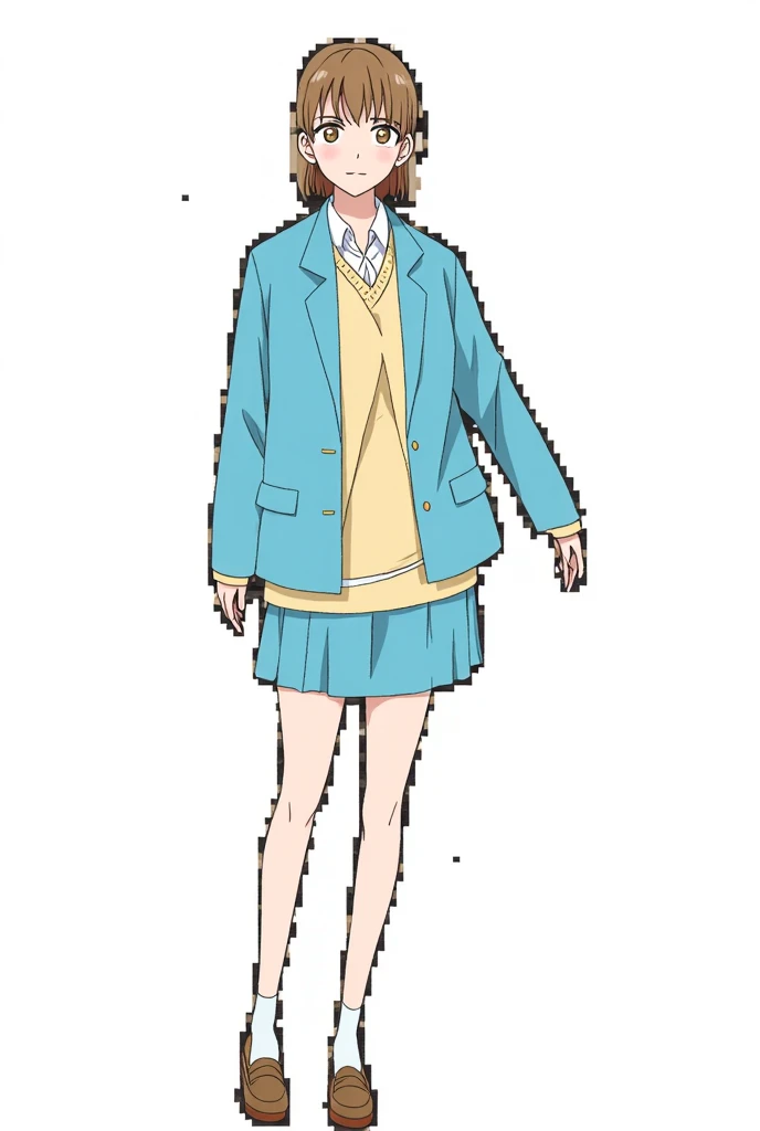 full body,smile,arms at sides,
<lora:èæèç©å1V:0.6>,1girl,èæèç©å,solo,long hair,brown hair,red bow,hair ribbon,low ponytail,bangs,brown eyes,
å¤åºå¥è£
,striped shirt,green jacket,open jacket,yellow pants,, Exquisite visuals, high-definition,masterpiece,best quality,, 18yo,Young female,Beautiful Fingers,Beautiful long legs,Beautiful body,Beautiful Nose,Beautiful character design, perfect eyes, perfect face,expressive eyes,
official art,extremely detailed CG unity 8k wallpaper, perfect lighting,Colorful, Bright_Front_face_Lighting,shiny skin,
(masterpiece:1.0),(best_quality:1.0), ultra high res,4K,ultra-detailed,
photography, 8K, HDR, highres, absurdres:1.2, Kodak portra 400, film grain, blurry background, bokeh:1.2, lens flare, (vibrant_color:1.2), (beautiful_face:1.5),(narrow_waist), ,NSFW,