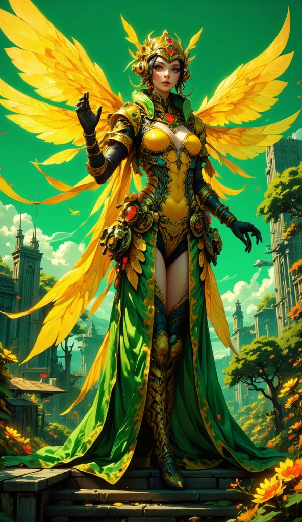 (masterpiece, best quality, ultra-detailed:1.2), absurdres, sun goddess, solo, organic, glowing eyes, sun disk helmet, white plastic, diffuse lighting, fantasy, intricate, elegant, highly detailed, lifelike, photorealistic, digital painting, artstation, illustration, concept art, smooth, sharp focus, art by John Collier and Albert Aublet and Krenz Cushart and Artem Demura, glossy BREAK (short hair, blonde hair, laced hair:1.2)