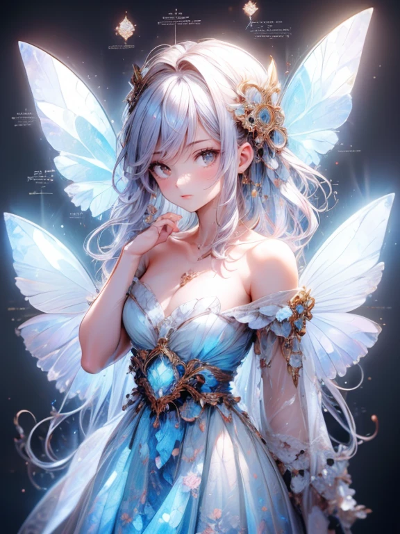((top-quality)), ((​masterpiece)), ((realisitic)), portlate,
1girl in、Um ser celestial、Deities、goddes、Particles of light、The halo、looking at the viewers、
(bio luminescent:0.95)the ocean、bio luminescent、vivid、colourfull、Farbe、(SHINES、SHINES)、天空
(Beautiful composition)、lighting like a movie、with an intricate、(Symetrical:0.5)、capricious、