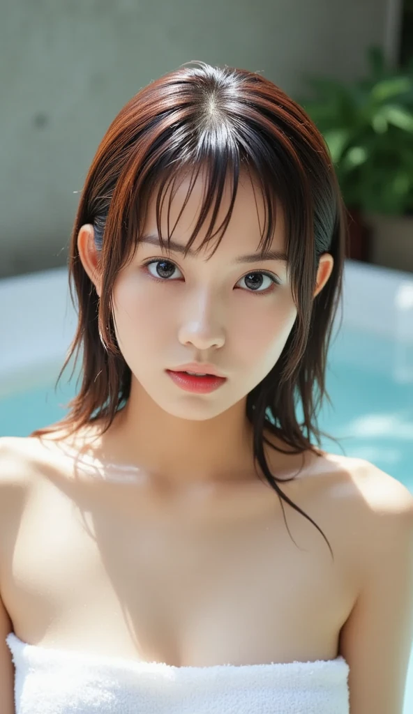 one girl, (a beauty girl, delicate girl:1.3), (15 years old:1.3),
break, (kiss, blush:1.3),(((nsfw,nude,show off nipple,bare breasts,beautiful nipple,boob,small areola mammae)))
break, (look up, shooting from above:1.2),
break, very fine eyes, (symmetrical eyes:1.3),
break, small breasts, brown eyes, parted bangs, brown hair, (upper teeth, best smile:0.2),
break, (eyes and faces with detailed:1.0),
break, (masterpiece, best quality, ultra detailed, detailed face, 8k)