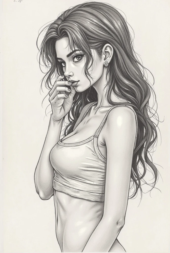 Draw a hot girl