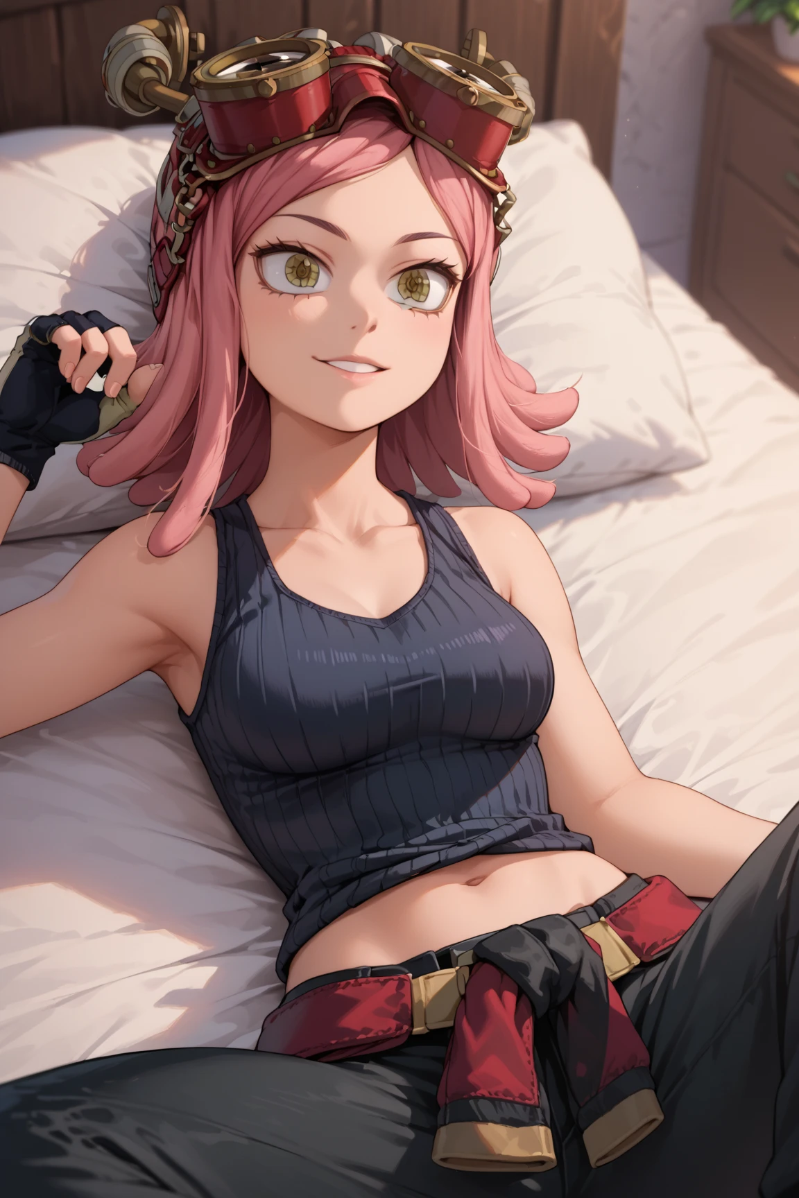 (masterpiece, best quality, detailed), 1girl, solo,
indoors, window, night sky, bedroom, curtains, lamp,
lying, closed mouth,
tenjou utena, (chroutfit) <lora:KonosubaCostumePackV1_5-000010:1> <lora:more_details:0.3> <lora:TenjouUtenaV2_2-000006:1>