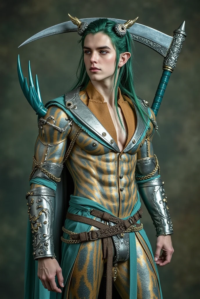(masterpiece, best quality), 1boy, wearing micro thong, full mast, erect bulge, see-through thong , mushroom water world, wide angle, athletic body, male, iridescent skin, flat chest, silver eyes, green hair styled in spikes, determined expression, bioluminescent lighting, small waist, broad chest, big mane, slim scruffy, muscular , illustration, watercolor ink sketch, (best quality)), intricate detailed,solo, masterpiece, art by hermann nitsch, zdzislaw beksinski, dariusz zawadzki, giger, dragan bibin and l