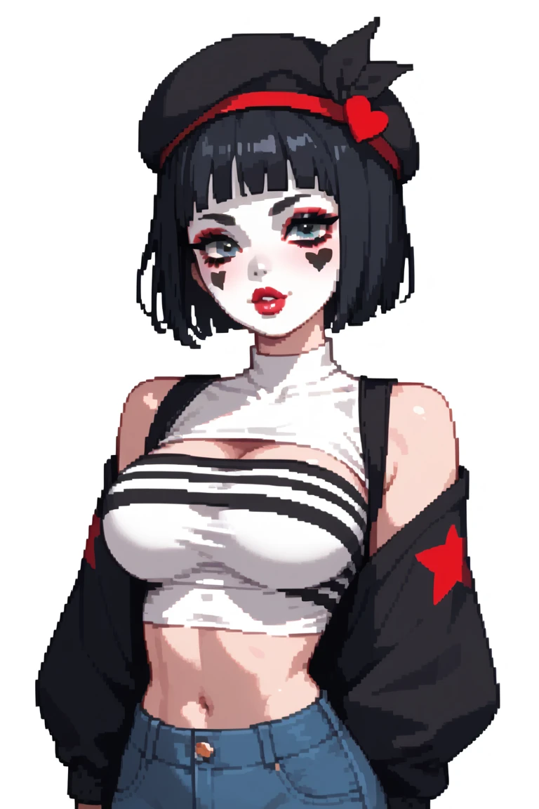 (a clown woman)