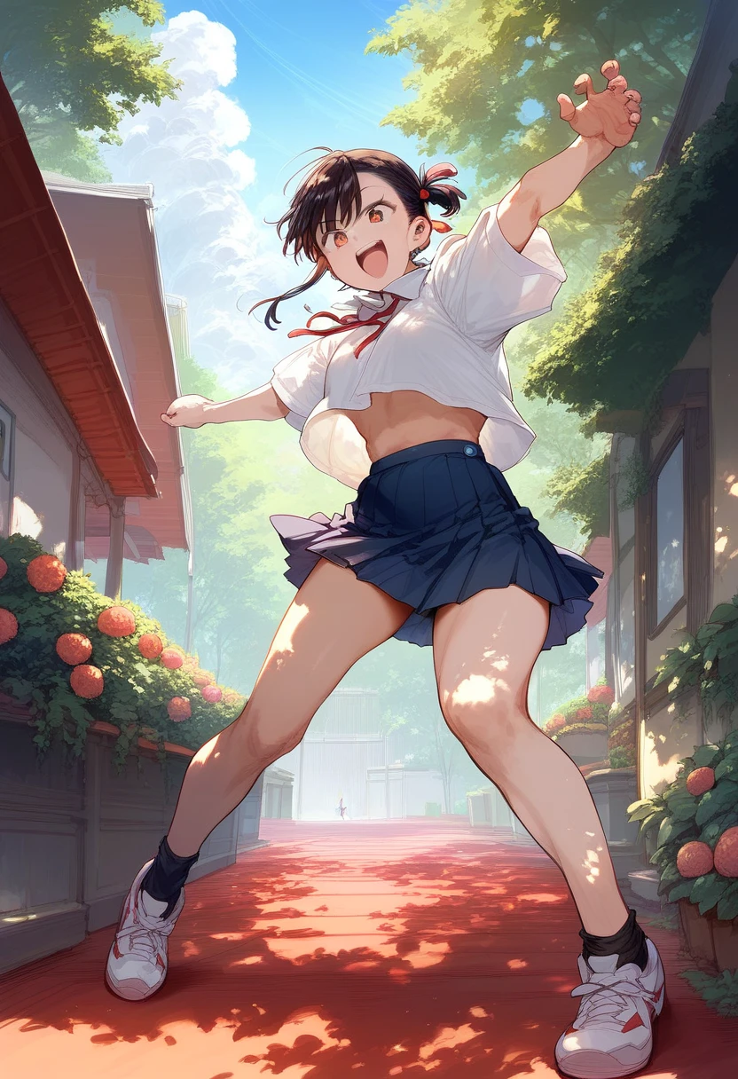 from directly below、spread leg legs、sit、Looking away、Chat with friends、In town、bustling street、Pantieini skirt、Private Server、Girl、Girl、Short、Younger、Baby Face、flat chest、Dynamic Angle、Useless、smile、Both eyes open、Voyeur style
