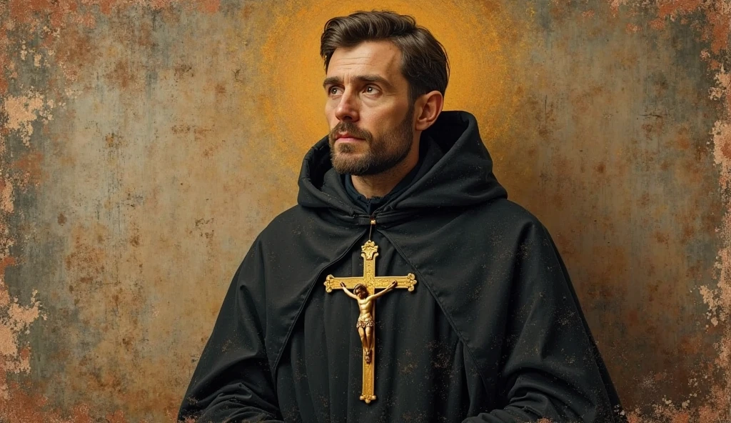 Create a shirt with the image of Saint Benedict the Black