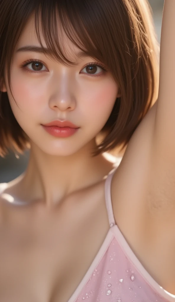((((I like naked、Show me my armpits!!、Oiled shiny armpits:1.10))))、Raise your hands to show your armpits、Show underarms、Detailed armpit wrinkles:1.10、Realistic armpit skin、Show underarms、Armpit、A smile、Bright armpits、Oiled shiny armpits:1.20、Tecateca armpits:1.20、Detailed wrinkles in the armpits:1.4、Wrinkles under the armpits:1.4、Smaller head:1.4、Smaller face:1.4、Bright armpits、gazing at viewer、Staring at this、stares at the camera、Show me your bare navel、Navel))、Show me your bare armpits、Armpit photo、22 year old girl、The upper part of the body、in the back seat of a car、nakedness、(Beast 2650:0.9)、(r4ec4mbr4:0.95)、( 1 人)、(realisitic)、(Photorealsitic: 1.5)、Back seat of the car、lipsticks、Wear a tank top without a bra、hitornfreckles、(short-hair)、multi color hair、(Raw photography、8K UHD、film grains)、Sharp eyeliner、Blush eyeshadow with thick eyelashes、extremely delicate and beautiful、8K、Soft lighting、hightquality、hight resolution、Armpit sharp focus、ighly detailed、during the day、(Sunlight on the face)、beatiful detailed eyes、extremely detailed eye and face、masterpiece、lighting like a movie、(High detailed skin:1.2)、8K UHD、Digital SLR、Soft lighting、hightquality、Film particles、FujifilmXT3