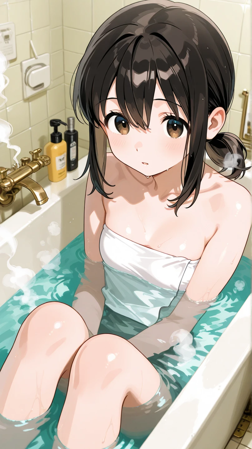 Naked ((girls and boys))、Take a bath
