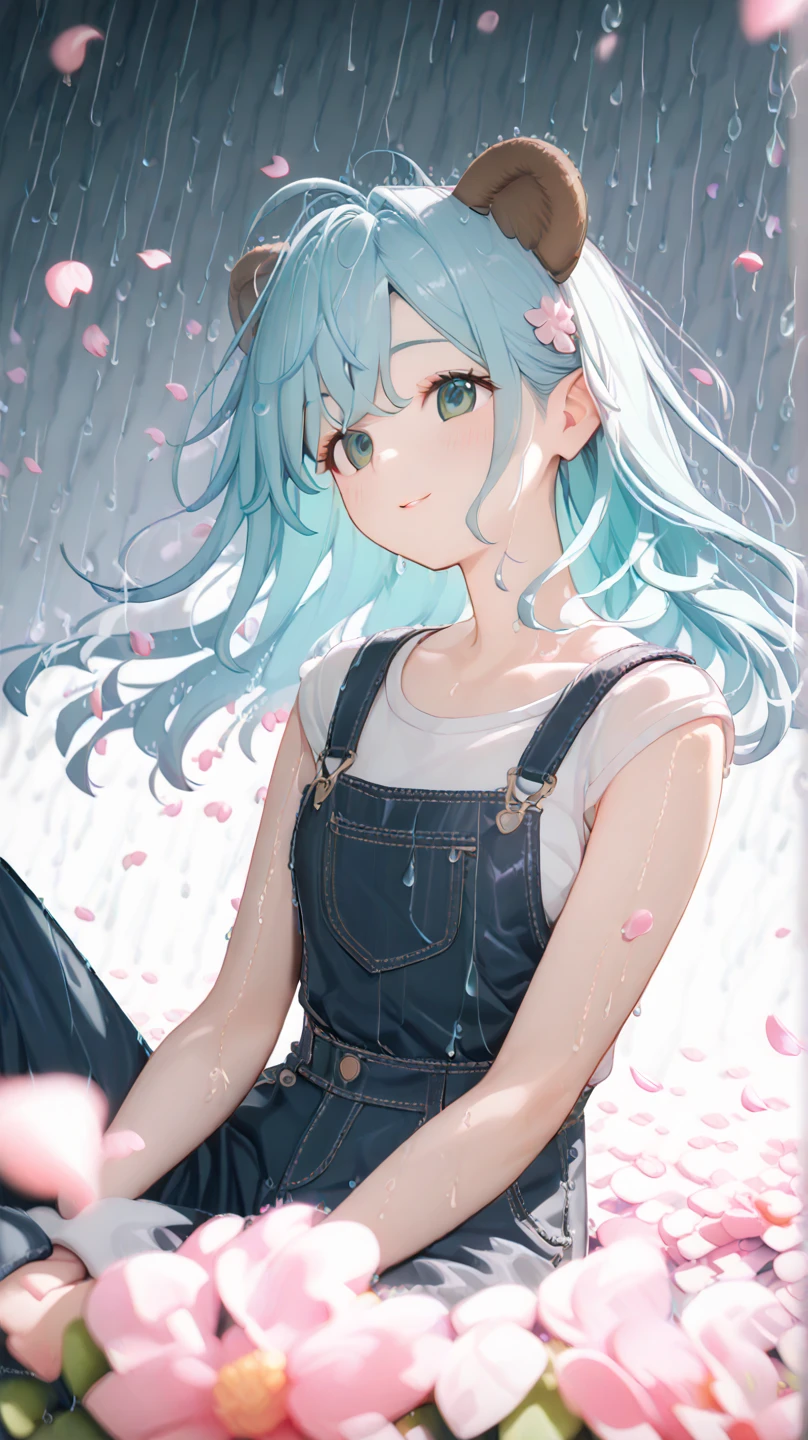 jellyfish、光るjellyfish、Aquarium、girl、In the water、Spreading hair、Aquarium、Light blue transparent hair color、colorful、Beautiful colors、Neon color、