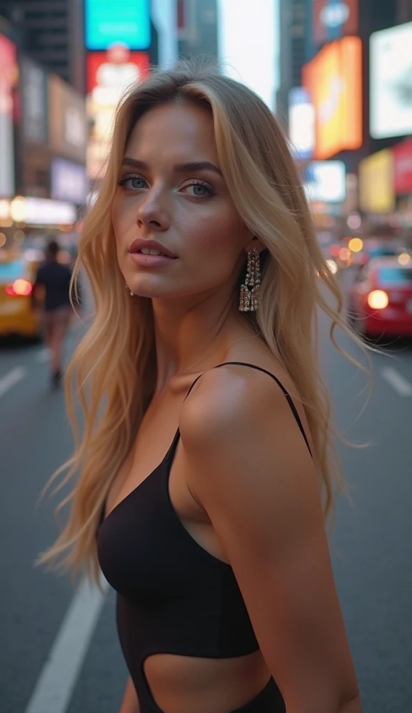 RAW UHD, Full body shot, 24-летняя bлондинка, normal shot, hair blonds roux, castles, wavy, (Woman with green eyes) in the apartment, Prehistory of New York City, звездное ночное неbо, ,Natural breasts_b, City night background, (red sundress), подроbный (Textile!, hair!, sliver, color!, flaws:1.1), High level of detail in bright eyes, (looking at the camera), mirror lighting, SLR camera, ultra quality, spicy фокус, spicy, глуbина резкости, Granularity, (centered), Fujifilm XT3, glass, Center of frame, Beautiful face, spicy фокус, Фонарный столb, neon lights, bokeh, (poorly lit), restrained, In the night, (Ночное неbо), colorps entier, medium shot, , Без bюстгальтера, NFV (only in English), .