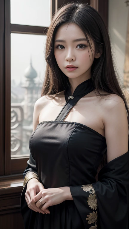 tmasterpiece,1 Chinese girl,realisticlying,8K UHD,high high quality,in the background bokeh, white and black spider-man suit,Spidey,Clothes wrap around the whole body,Tight clothing,Abs contour,black hair,s the perfect face,shining face,Ultra-clear face,Elaborate Eyes,idoly