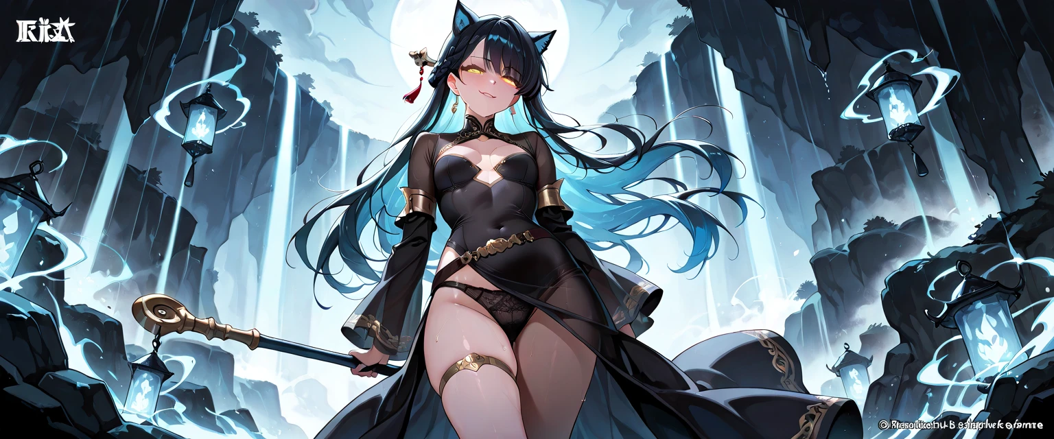 Dynamic Angle,chained cuffs,,1girls,(kneeling on glowing magic circle:1.4),Wolf Girl, (purple glowing effects:1.2), (claw pose:1.4), , fishnet tights:1.5),(Naked,full naked1.5), masterpiece, Best Quality,Naked coat、Black coat,pelt,far coat,angry girl,Angry,rage,Chained,handcuff,chains,fnaked、Hide the chest with hair、Long hair that hangs down in front、、opened breast,Detained、(wolfs,devil:1.5), {{Eroge,game cg,High Quality Game CG},{{{1girls}}},{{masterpiece}}, {{{Best Quality}}}, {{Ultra-detailed}}, {{illustration}},magical girl,💓,Heart_brooch,{masterpiece),chained collar, Best Quality, illustration, (1girls), ,,fang, Small breasts, small tits、flat chest,{Purple armor}, purple dressdress, armored boots, armored boots, helmet, Purple hair,Black Eyes,bags_under_Eyes,One navel、, Hair over one eye, jimiko, Long hair, Big hair, {{Shaded face}},1girls, {Shaded face}, Petite,1girls, ,, darkness, dog ears,Dog tail、collars,dog ornament, dogtag,