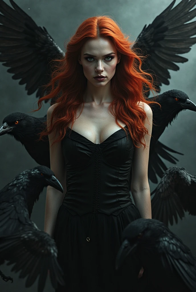 nude girl, realistic skin tone, perfect nipples, Red long hair, open mouth, closed eyes, nude, vagina exposed, Beautiful, White Skin, Muscles,Pose in battlefield full of dead bodies blood and bones, Flying crows bokeh background, fire stormy Full body, nude, kneeling in front of cross dripping blood, crucified, crying, very realistic