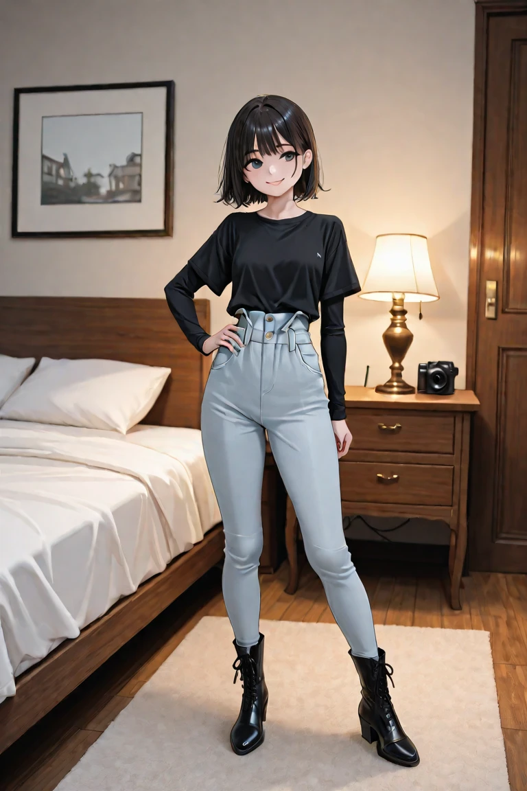 nsfw, masterpiece, best quality, high resolution, (3girls), 20 years old, (blue jeans pants), full body, blush, worried, city park, ((((((pee stain ))))))