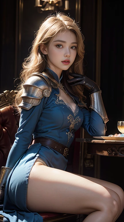 Perfect natural light、8K High Resolution、High resolution、masterpiece、Fantasy Virtual World、Gravure image quality、Rapier Equipment