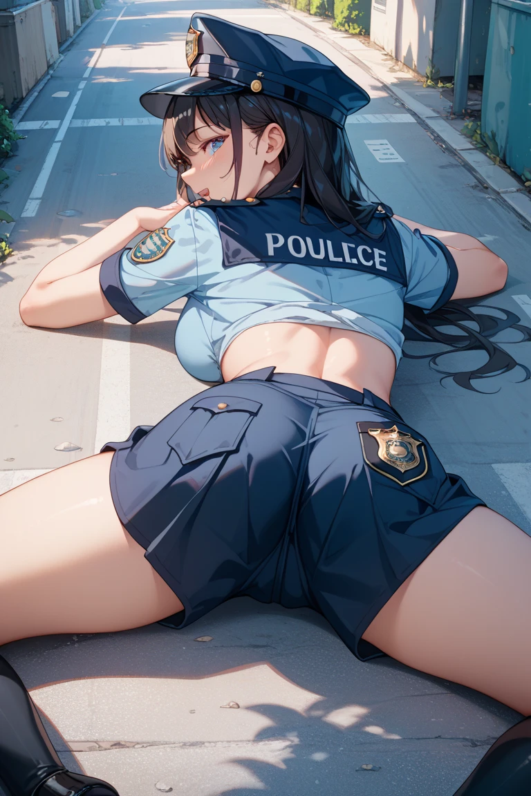 busty wife,Side single ponytail,Black-brown hair,There is a mole under the left eye,Alone,,Put on sexy bikini,inside a room,,And the figure of the female officer is clearly visible,There are deep marks on the lips,Place your hand on your,Wet with,and the body is soaked,perspired,,unsatisfied desire, White panty hose,There is air leakage and fullness on the outside of the thigh,stooped,posterior view,kneeling on a bed ,White viscous fluid leaking from the middle of the thigh,Look at the back,Kneeling,posterior view,push-up position