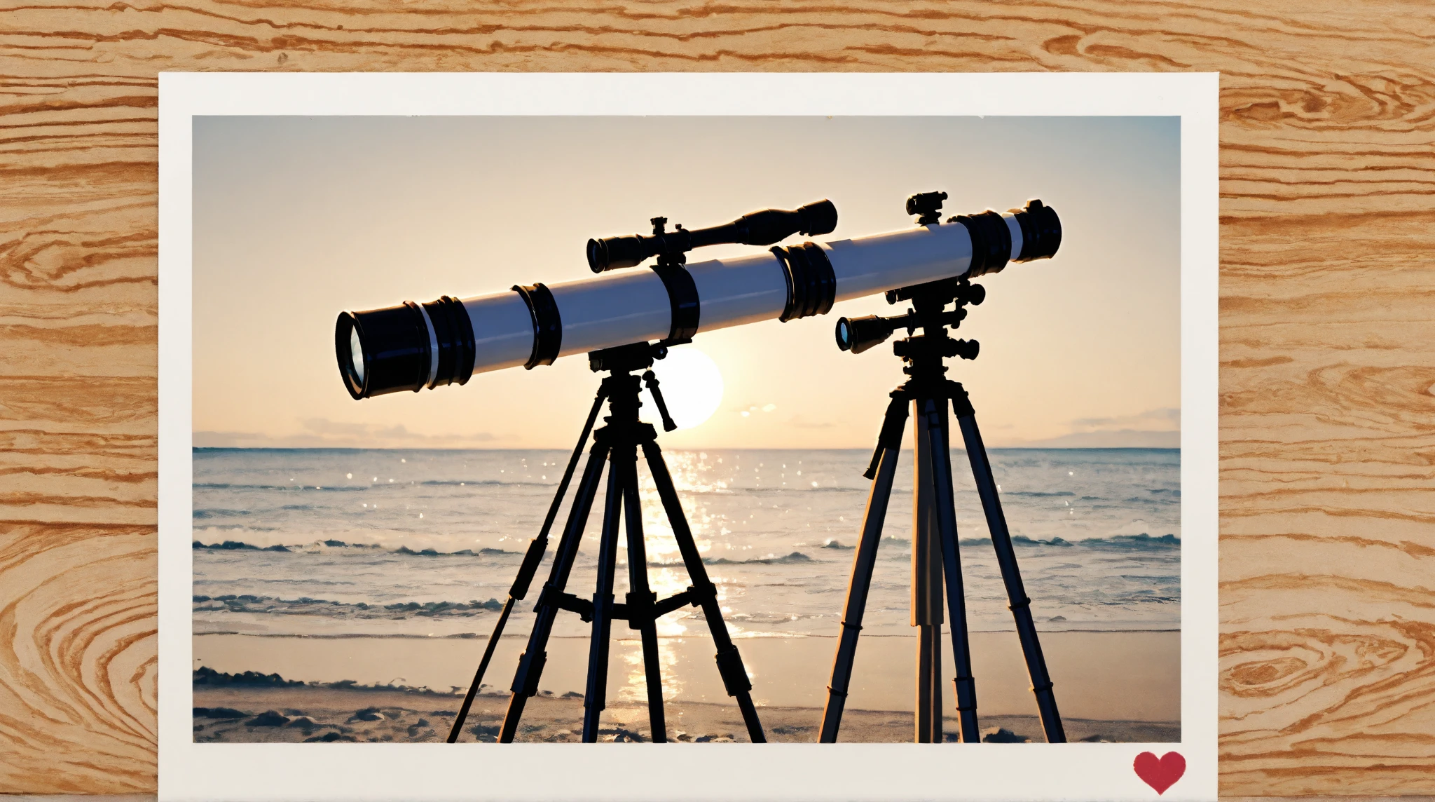 I saw a girl with a telescope